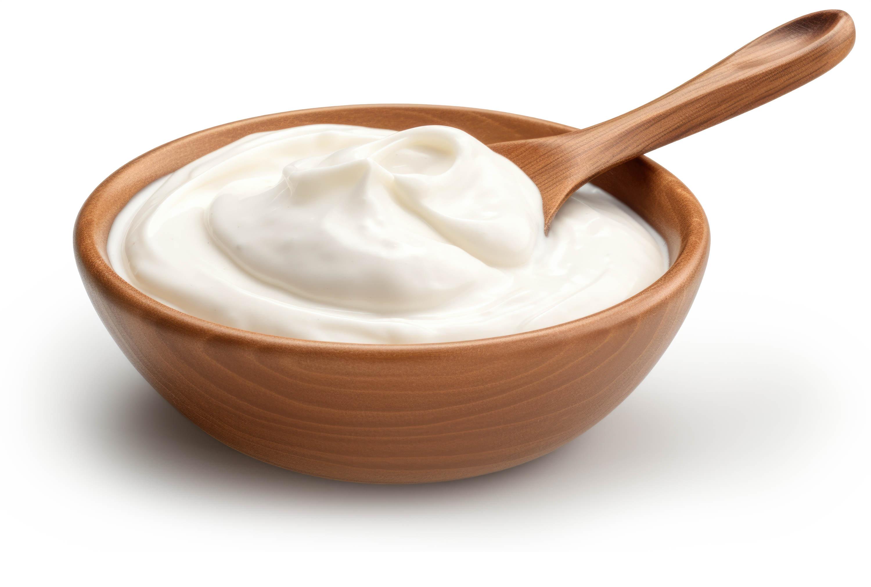 Holzschale mit Quark